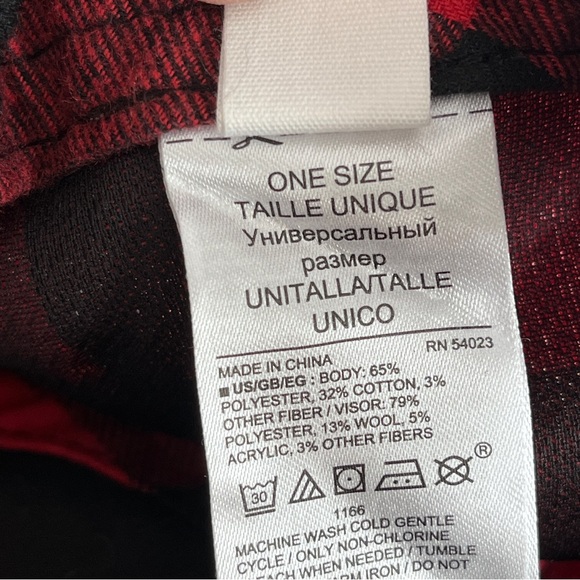 GAP Buffalo Plaid Camo Loggers Cap - Picture 8 of 9